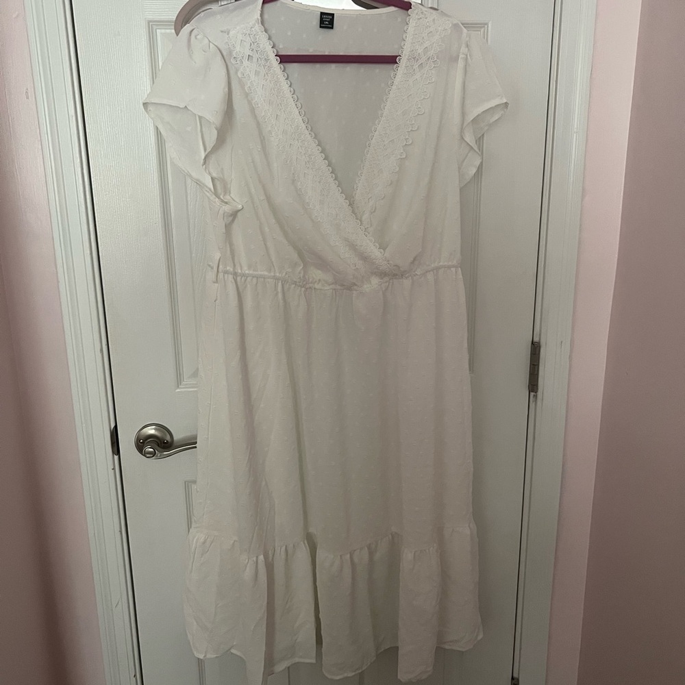 Shein White Dress